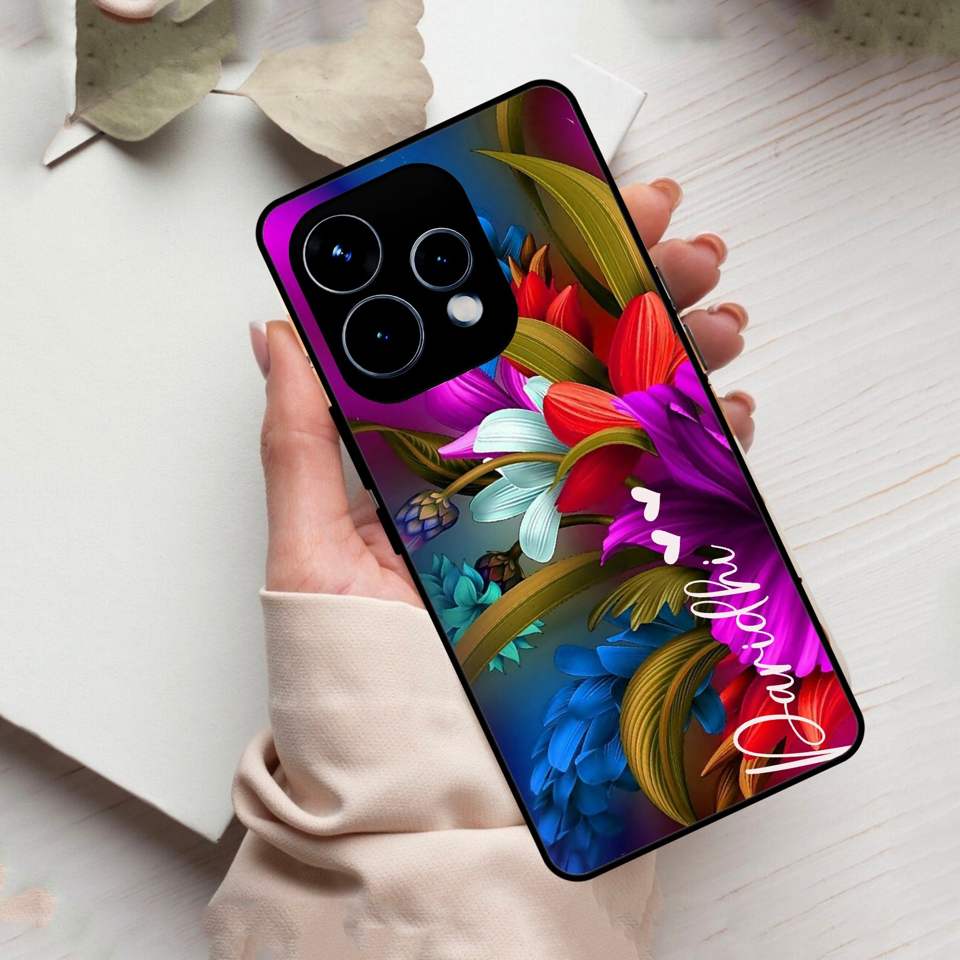 Margenta Glass Case Cover For Oppo