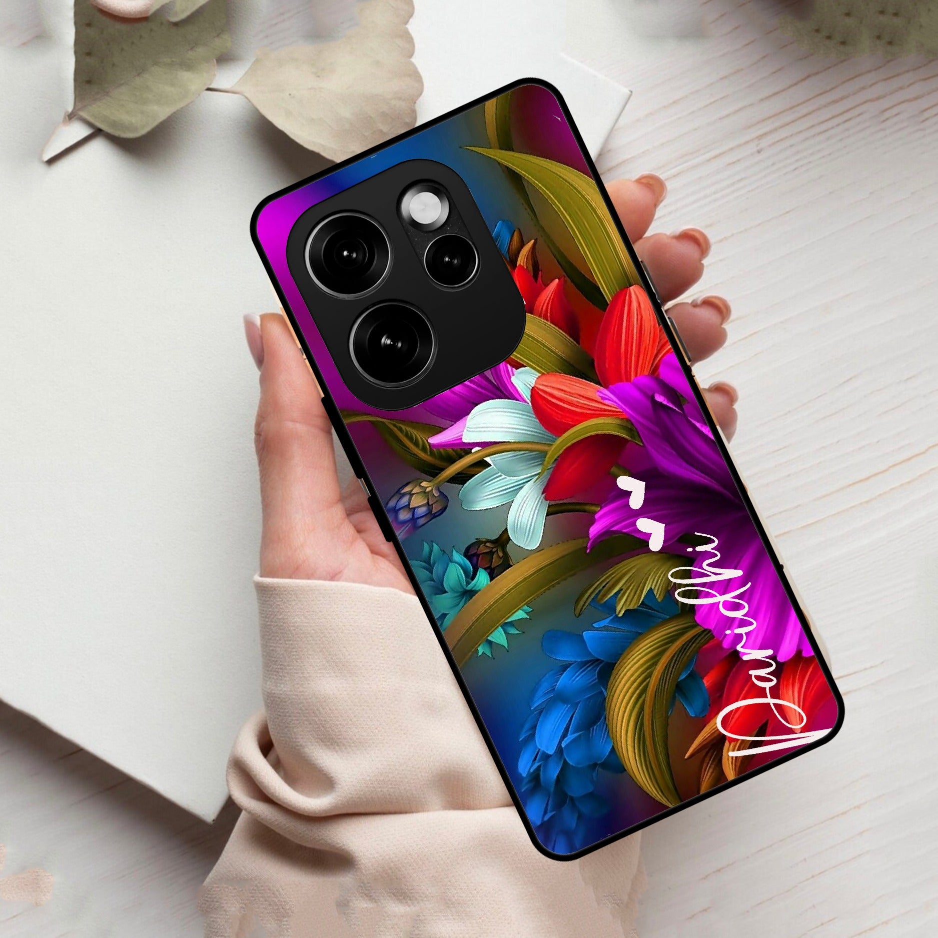 Margenta Glass Case Cover For Oppo