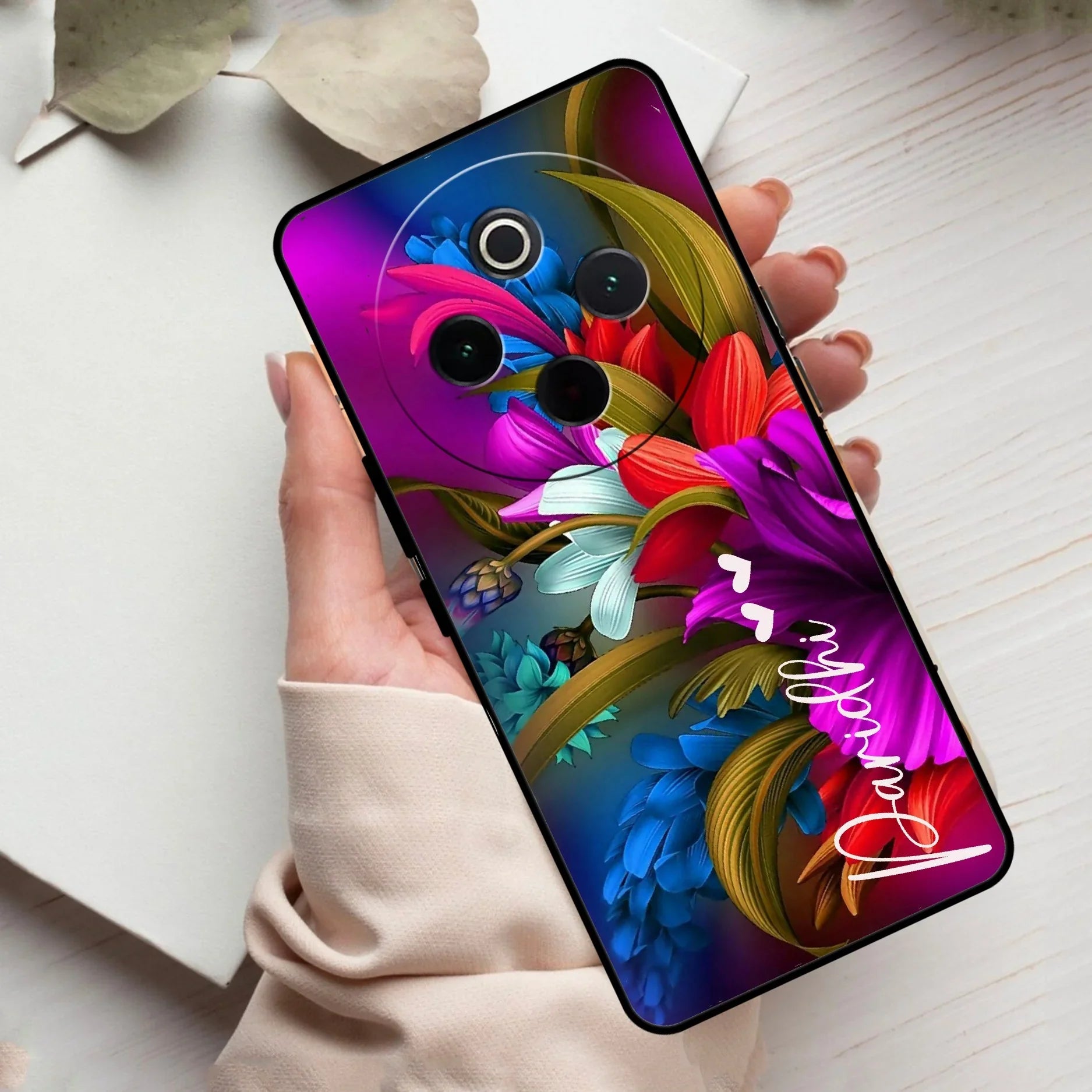 Margenta Glass Case Cover For Vivo - ShopOnCliQ