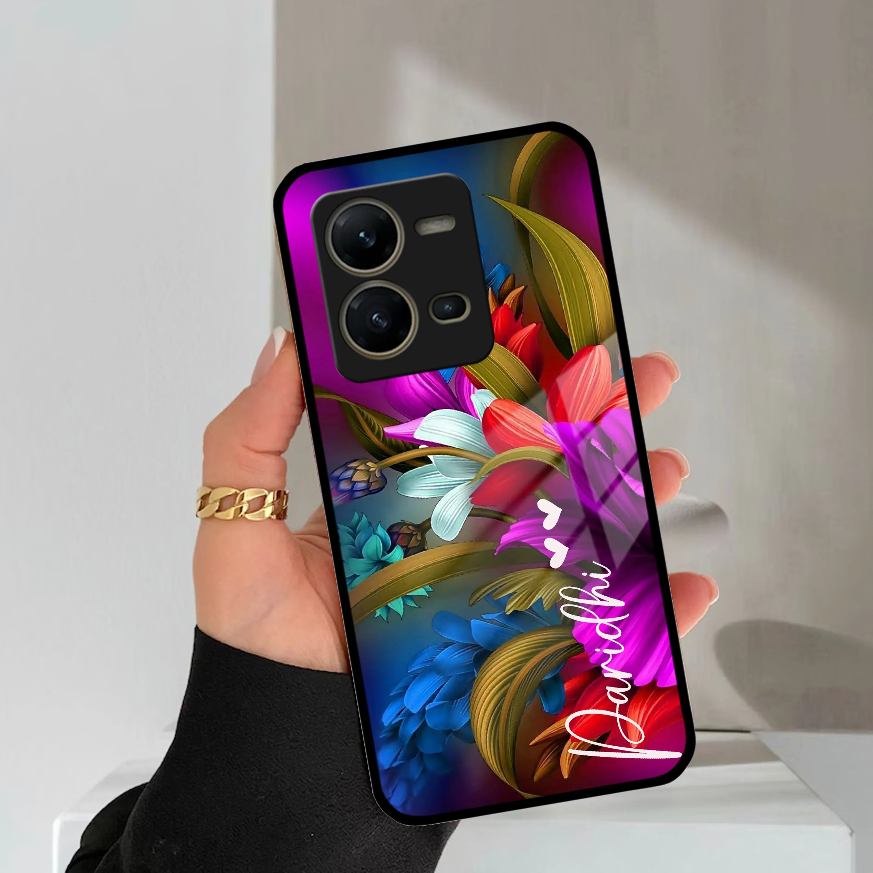 Margenta Glass Case Cover For Vivo - ShopOnCliQ