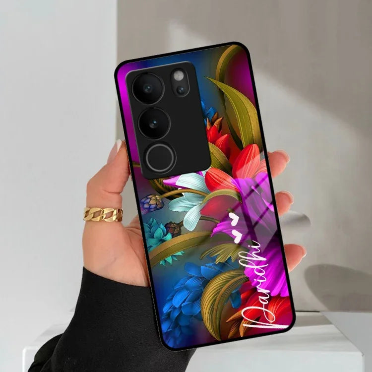 Margenta Glass Case Cover For Vivo - ShopOnCliQ