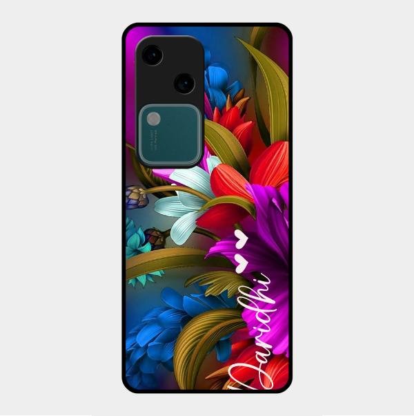 Margenta Glass Case Cover For Vivo V30 5G