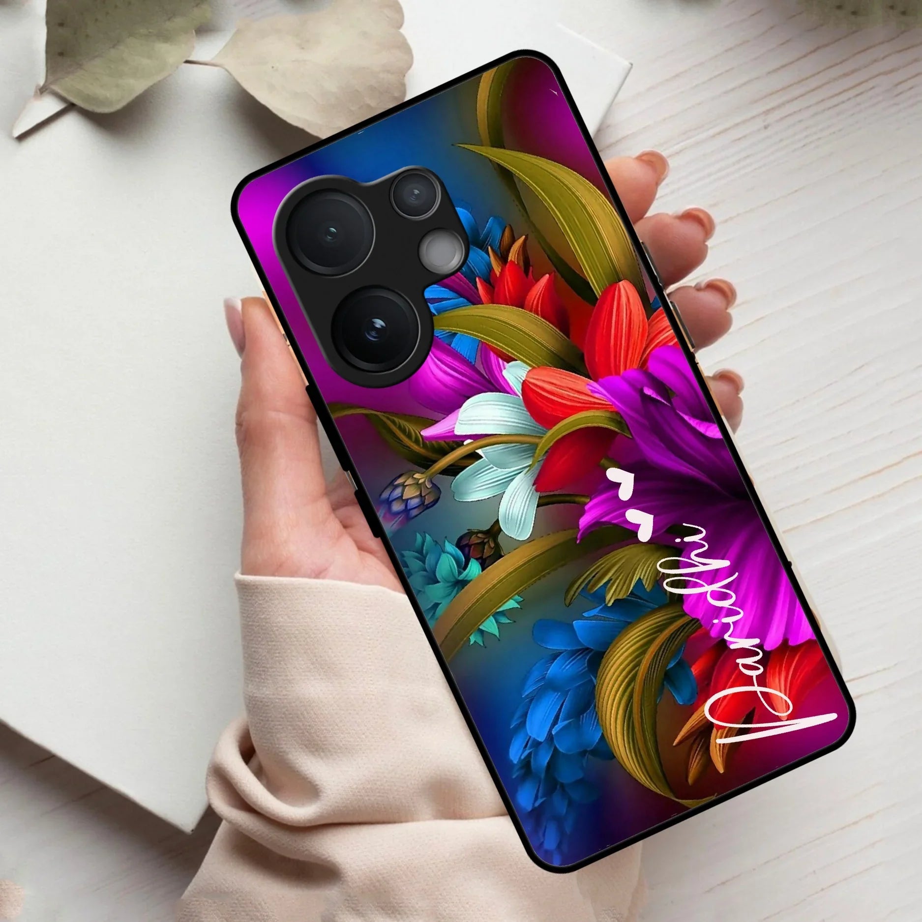 Margenta Glass Case Cover For Vivo - ShopOnCliQ