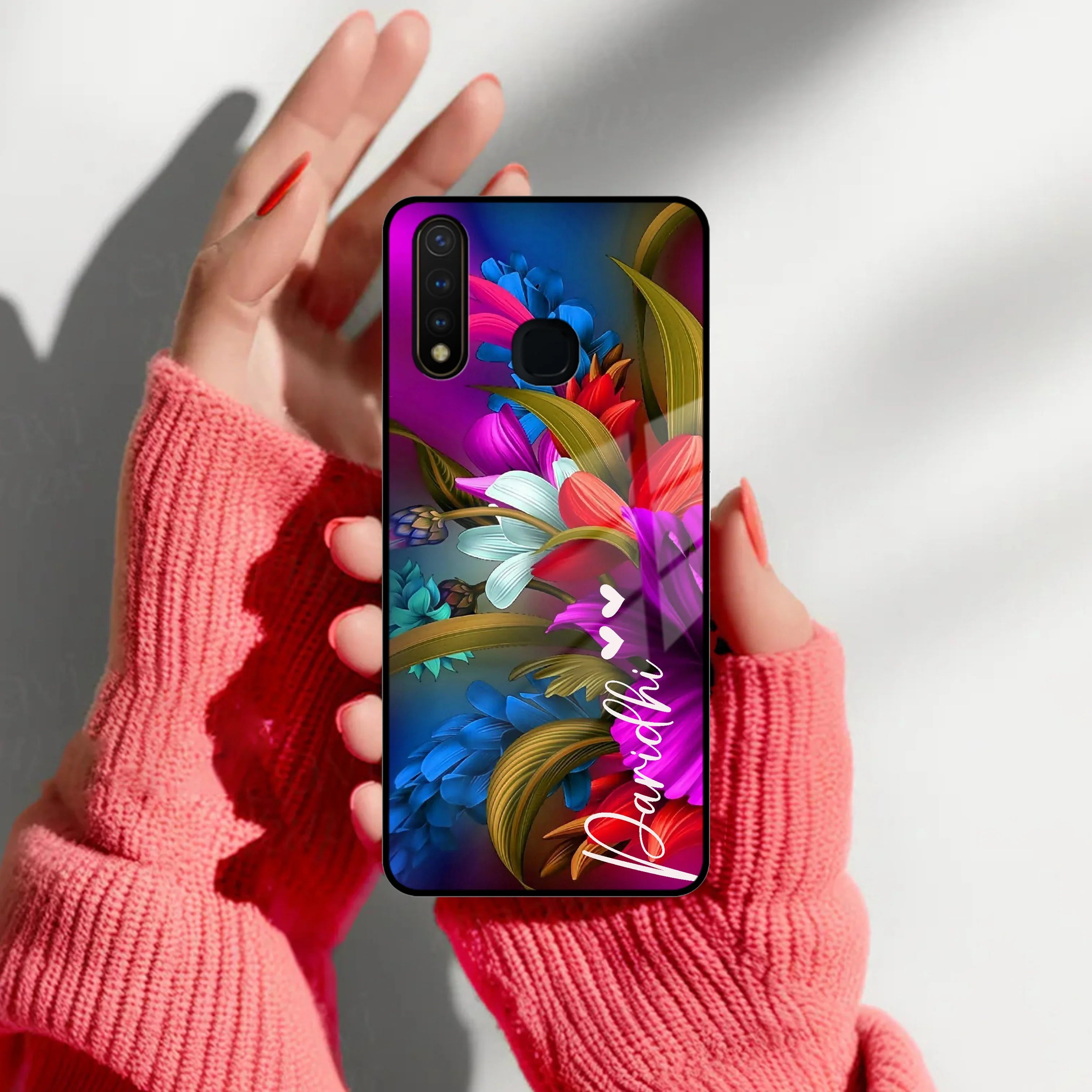 Margenta Glass Case Cover For Vivo - ShopOnCliQ