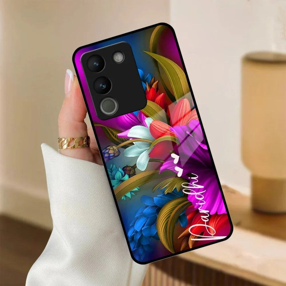 Margenta Glass Case Cover For Vivo - ShopOnCliQ