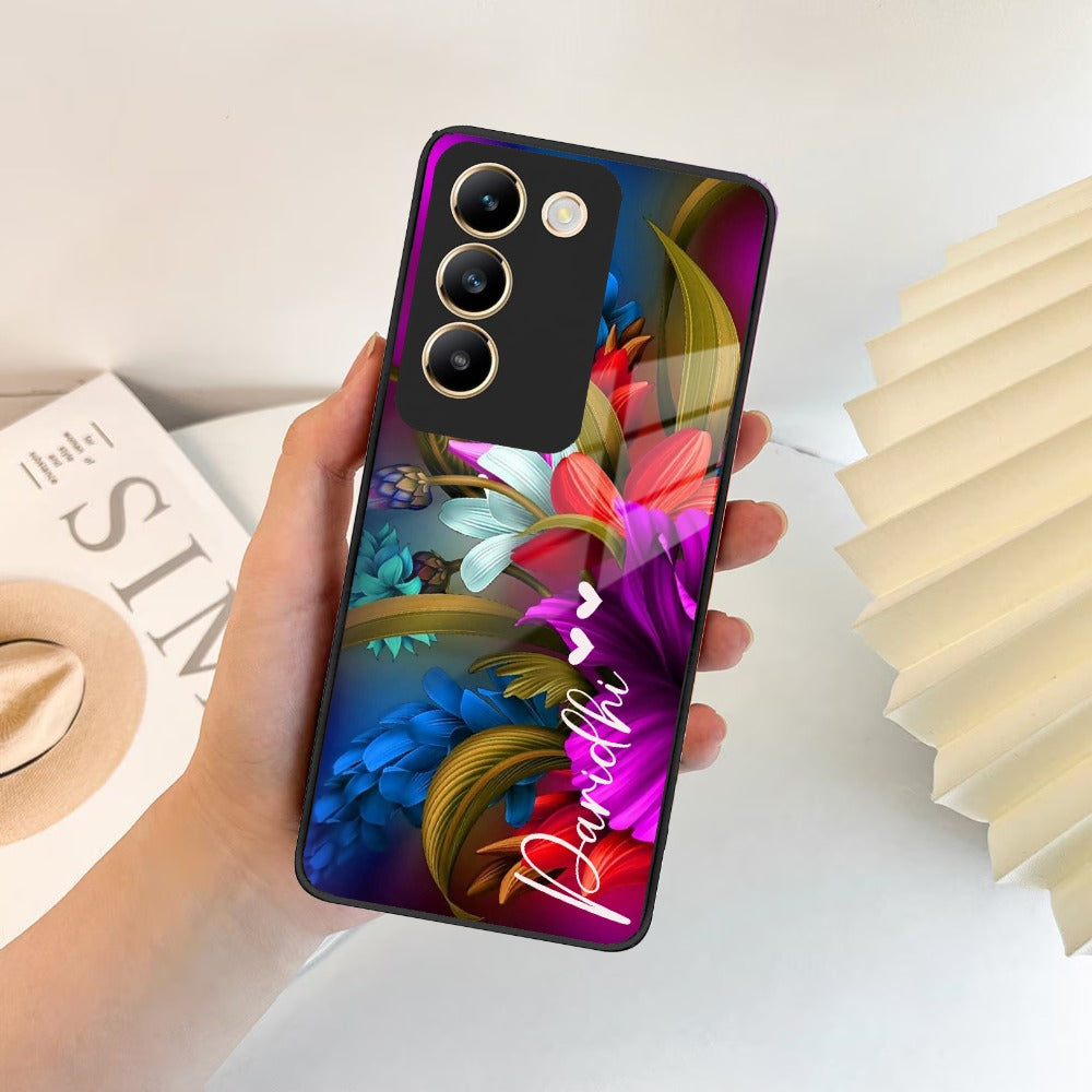 Margenta Glass Case Cover For Vivo