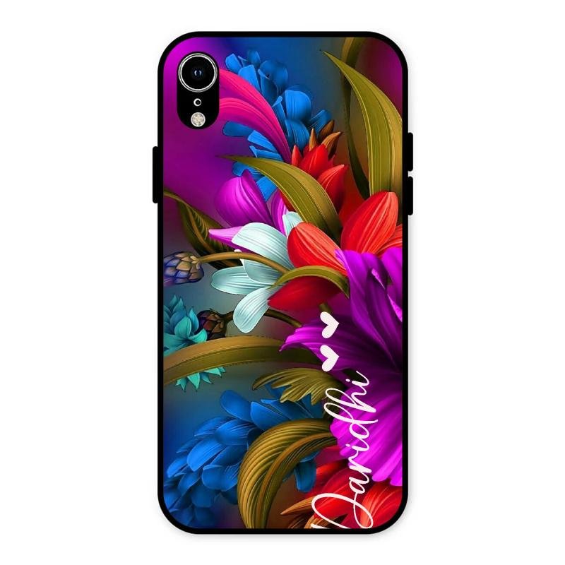 Margenta Glossy Metal Case Cover For iPhone XR