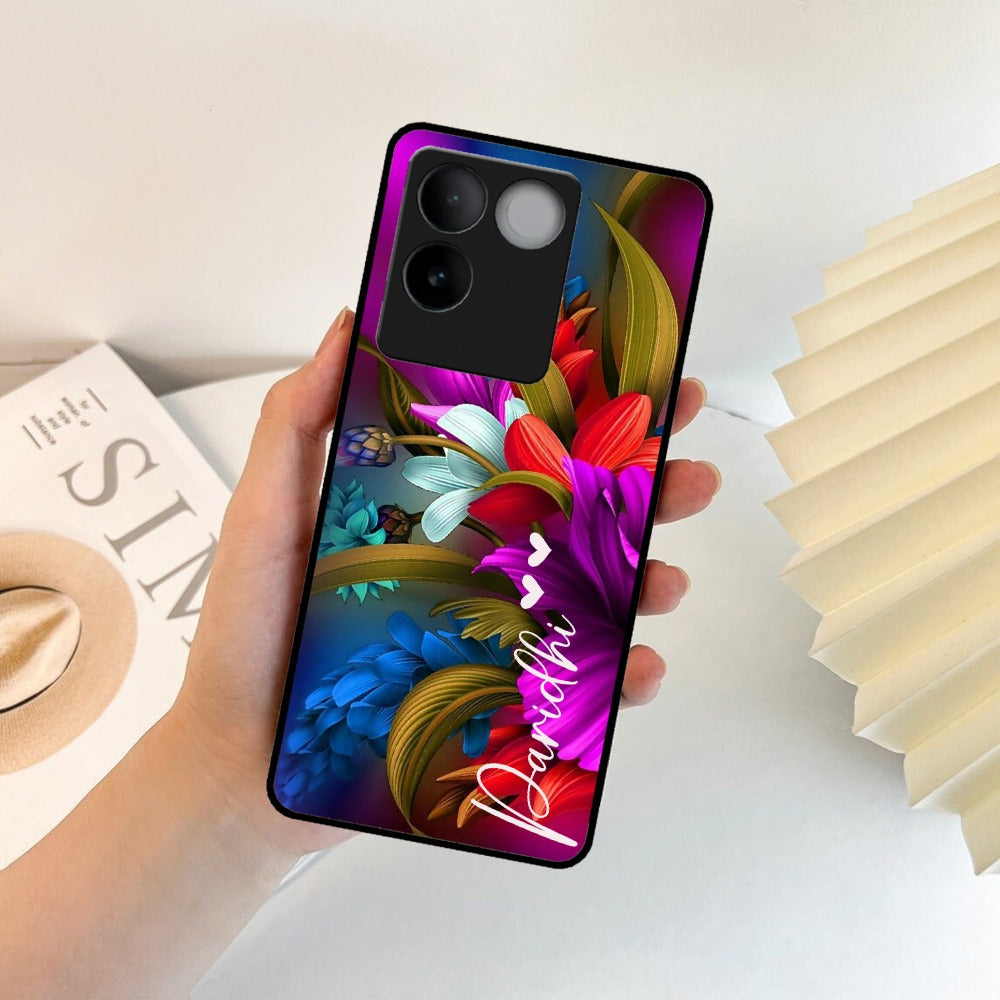 Margenta  Glossy Metal Case Cover For Vivo