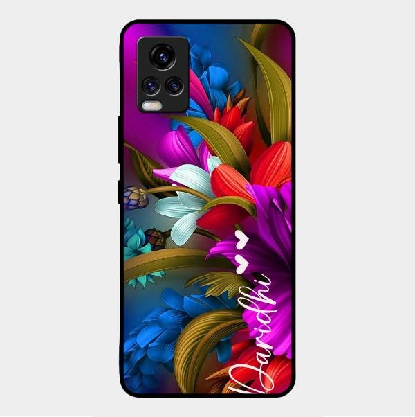Margenta Glossy Metal Case Cover For Vivo V20 2021