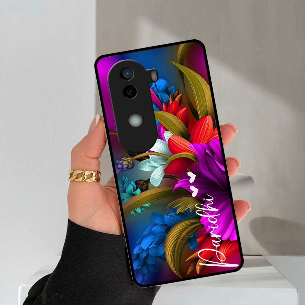 Margenta  Glossy Metal Case Cover For Vivo