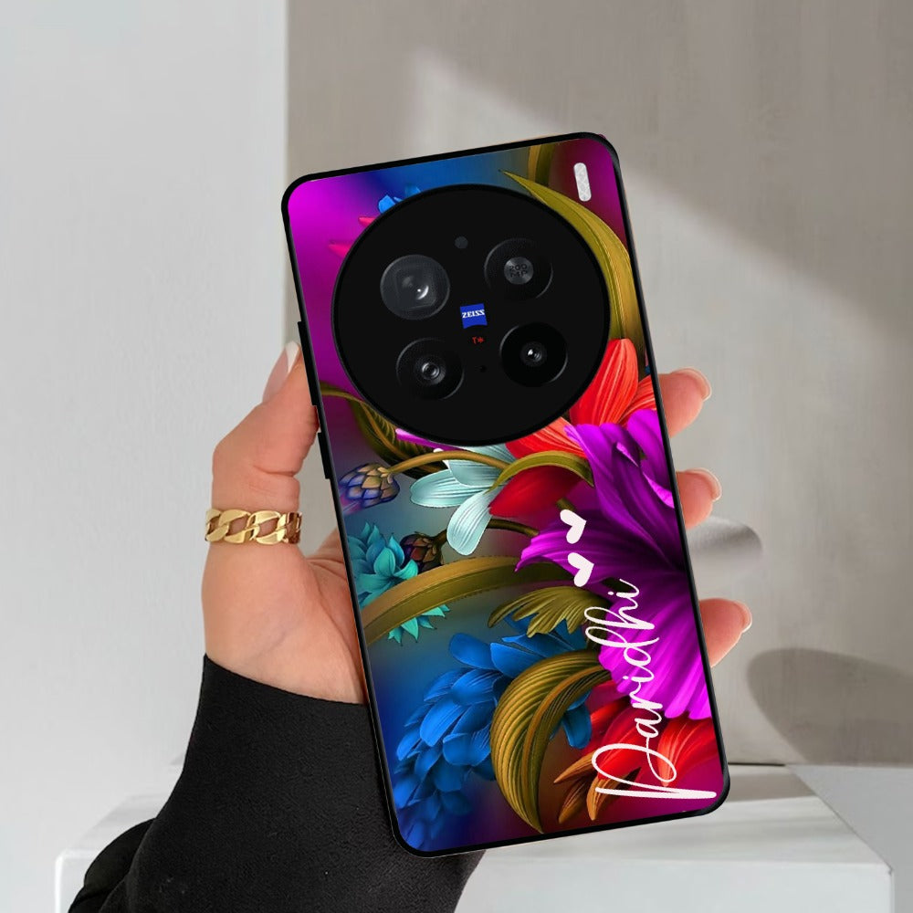 Margenta  Glossy Metal Case Cover For Vivo