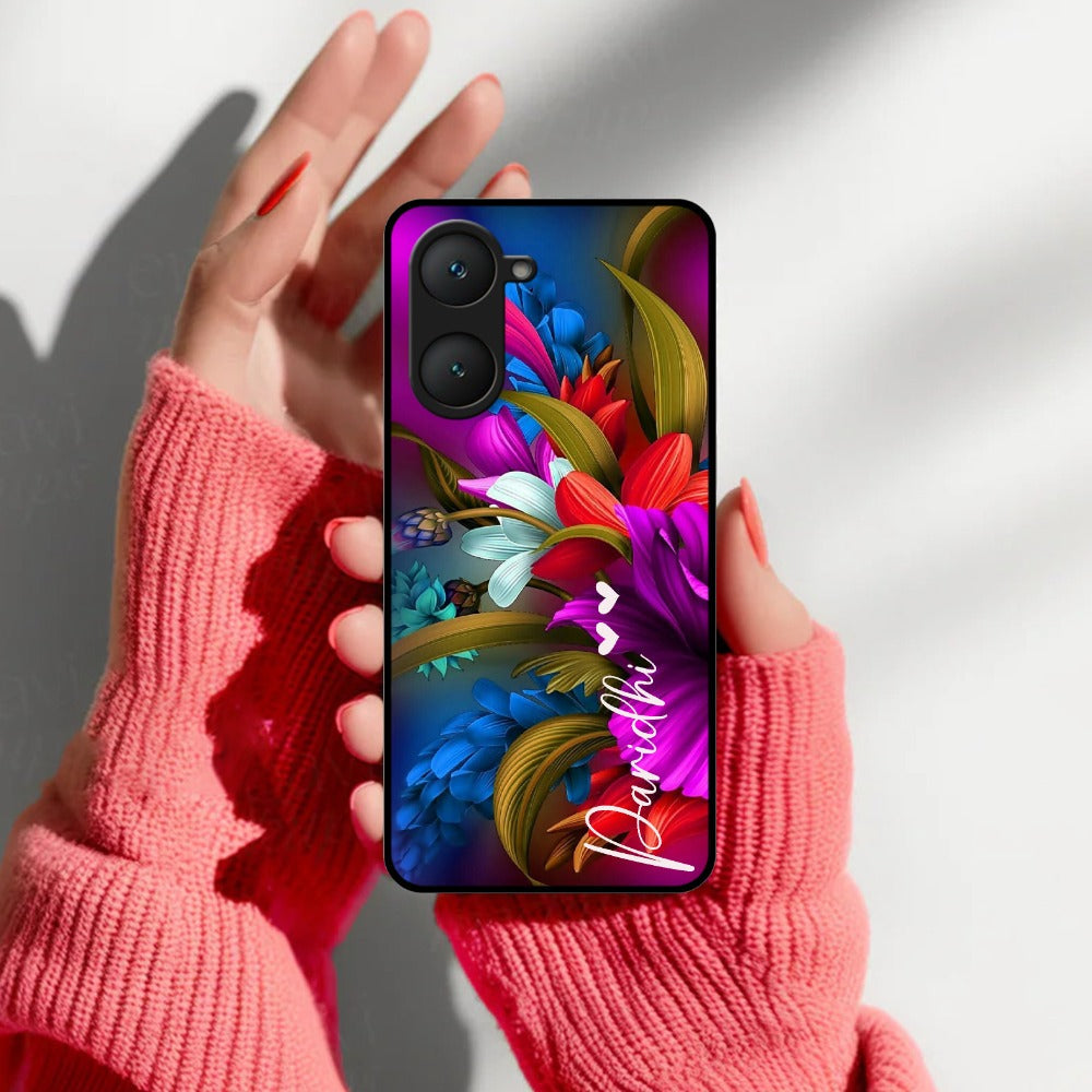 Margenta  Glossy Metal Case Cover For Vivo