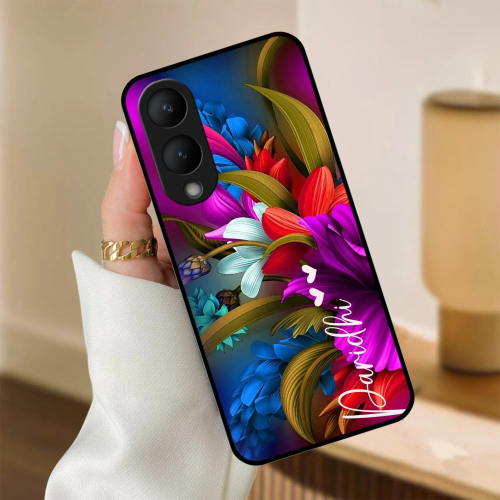 Margenta  Glossy Metal Case Cover For Vivo