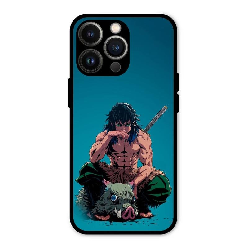 Masked Slayer Glass Case Cover For iPhone 13 Pro Max