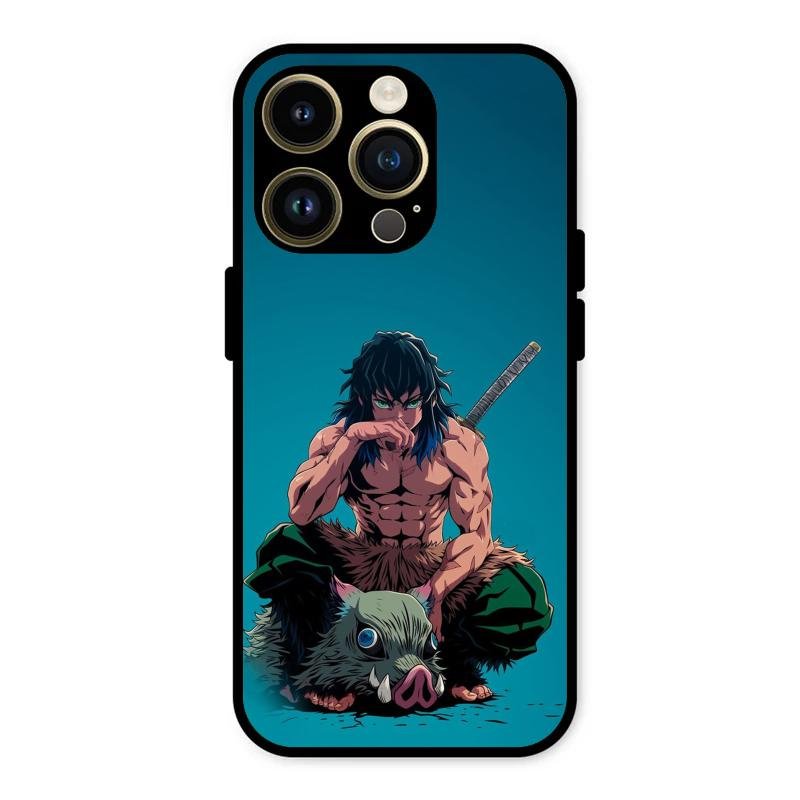 Masked Slayer Glass Case Cover For iPhone 14 Pro