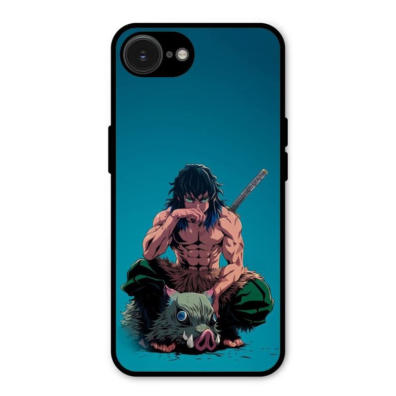 Masked Slayer Glass Case Cover For iPhone 16e