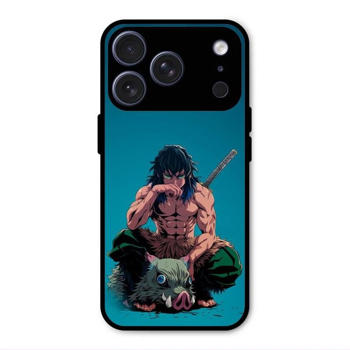 Masked Slayer Glass Case Cover For iPhone 17 Pro Max