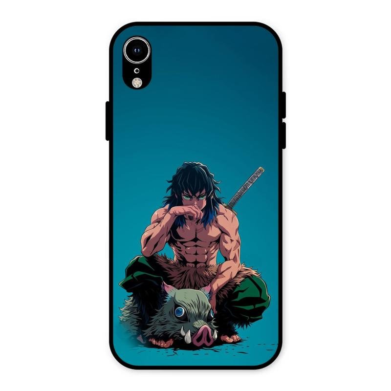 Masked Slayer Glass Case Cover For iPhone XR