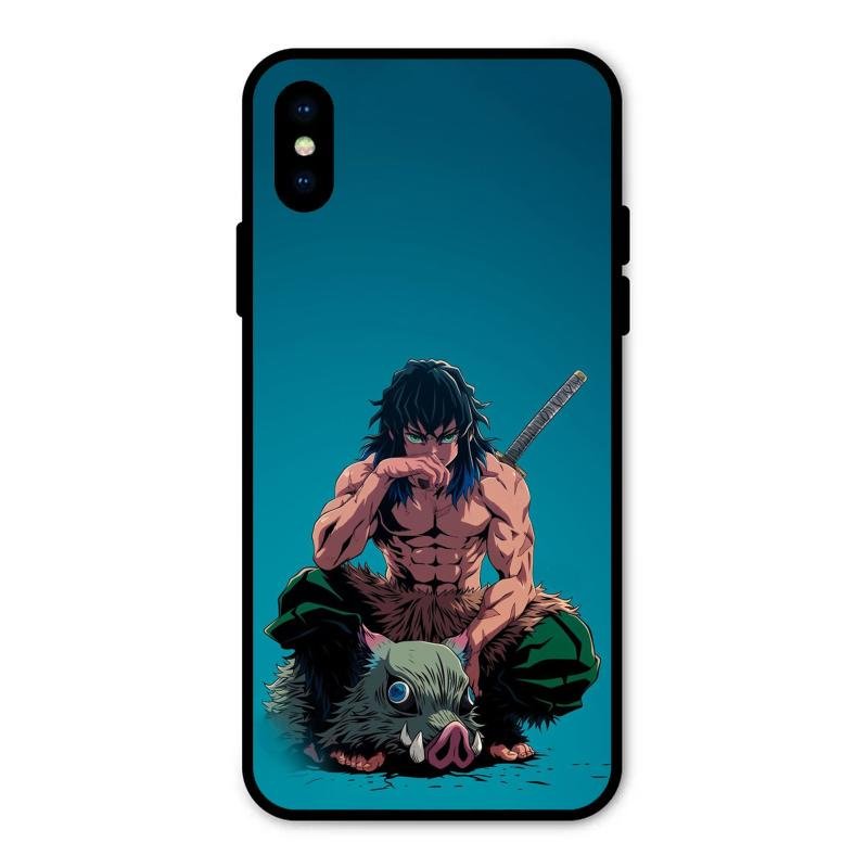 Masked Slayer Glass Case Cover For iPhone XS