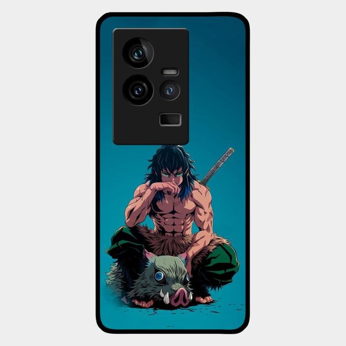 Masked Slayer Glass Case Cover For Iqoo 11 5G