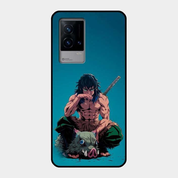 Masked Slayer Glass Case Cover For Iqoo 9 5G