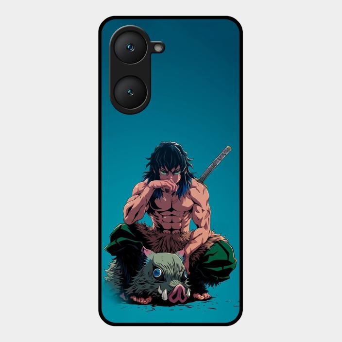 Masked Slayer Glass Case Cover For Iqoo Z9 Lite 5G