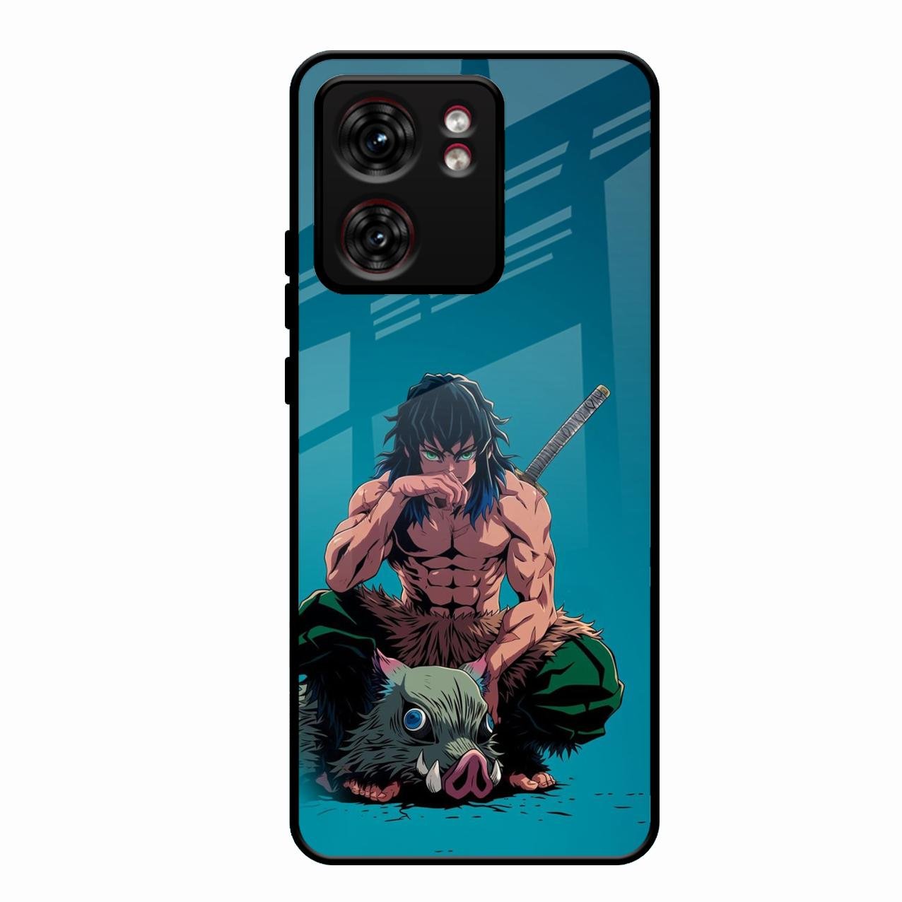 Masked Slayer Glass Case Cover For Motorola Edge 40
