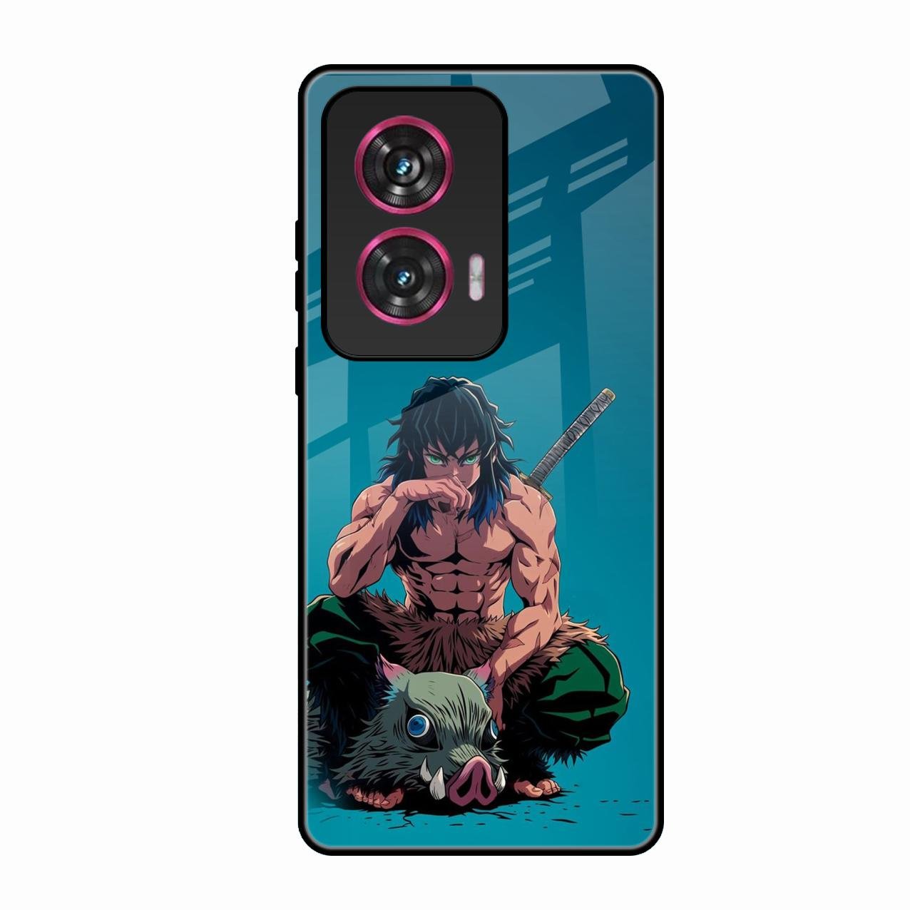 Masked Slayer Glass Case Cover For Motorola Edge 50 Fusion 5G