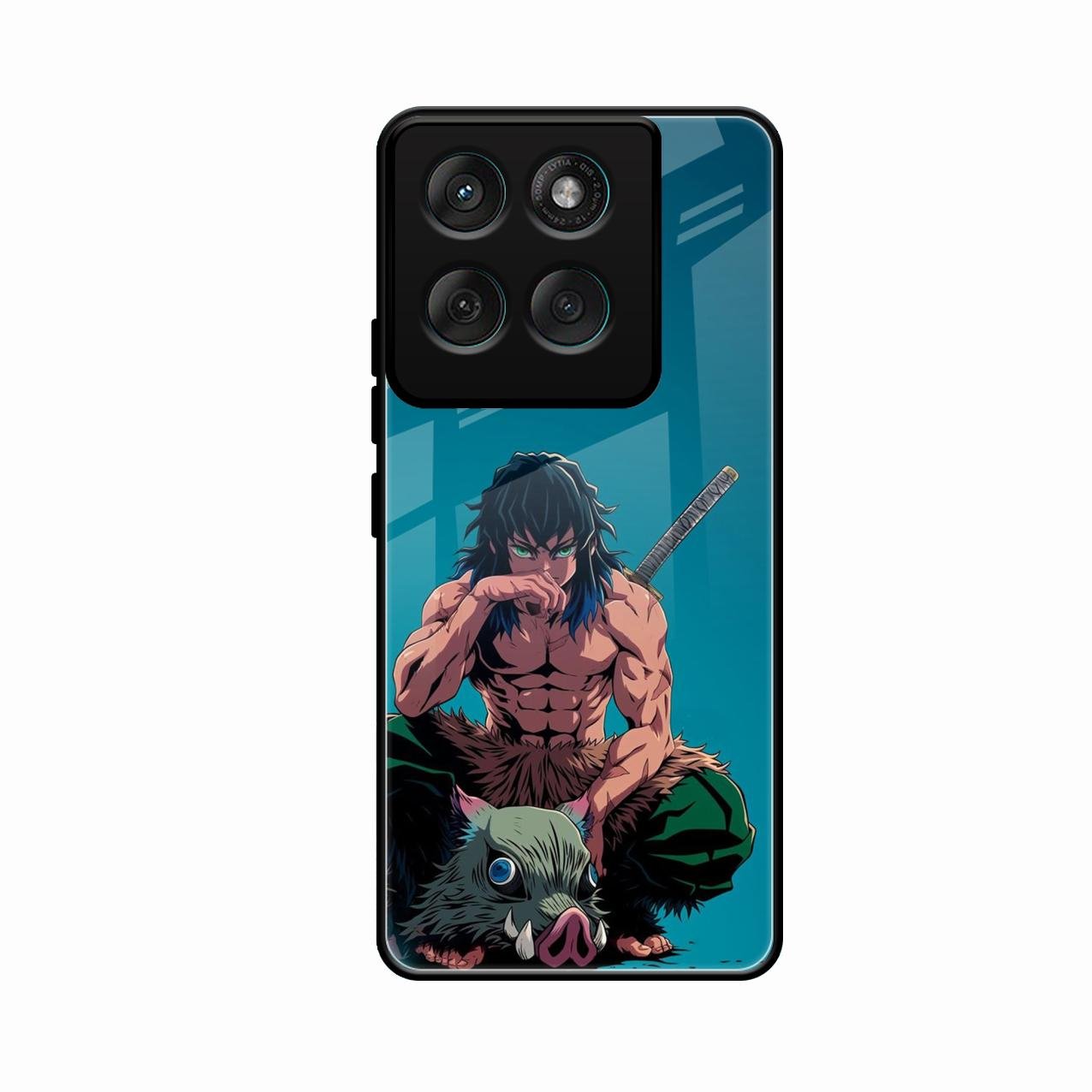 Masked Slayer Glass Case Cover For Motorola G67 Power 5G