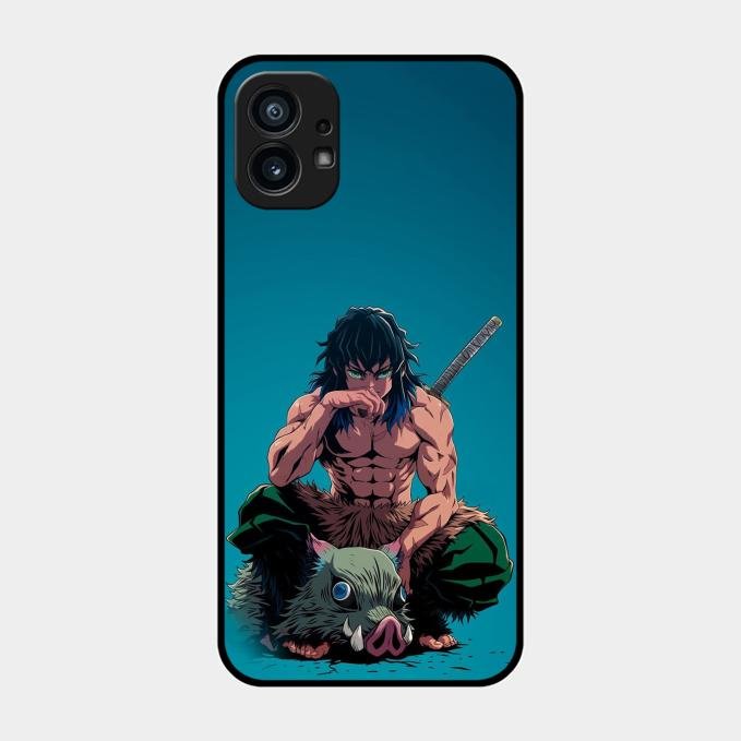 Masked Slayer Glass Case Cover For Nothing Phone 1