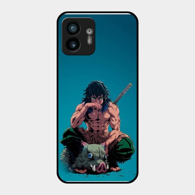 Masked Slayer Glass Case Cover For Nothing Phone 2