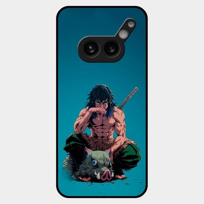 Masked Slayer Glass Case Cover For Nothing Phone 2A Plus