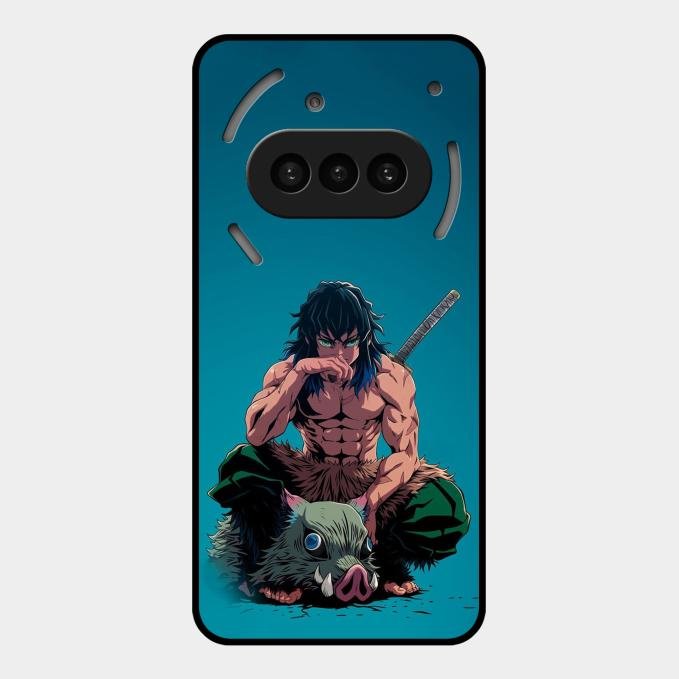 Masked Slayer Glass Case Cover For Nothing Phone 3A 5G