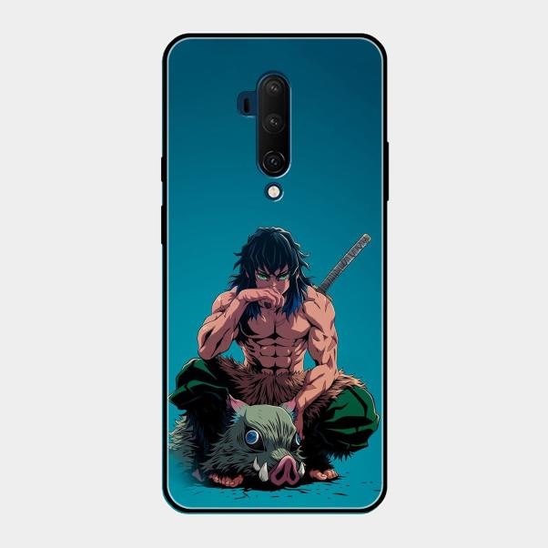 Masked Slayer Glass Case Cover For Oneplus 7T Pro