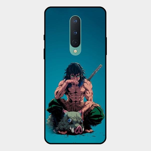 Masked Slayer Glass Case Cover For Oneplus 8