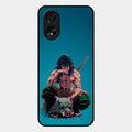 Masked Slayer Glass Case Cover For Oppo A38