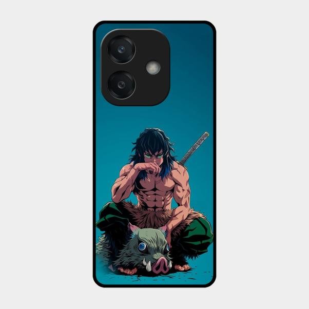 Masked Slayer Glass Case Cover For Oppo A3X 5G