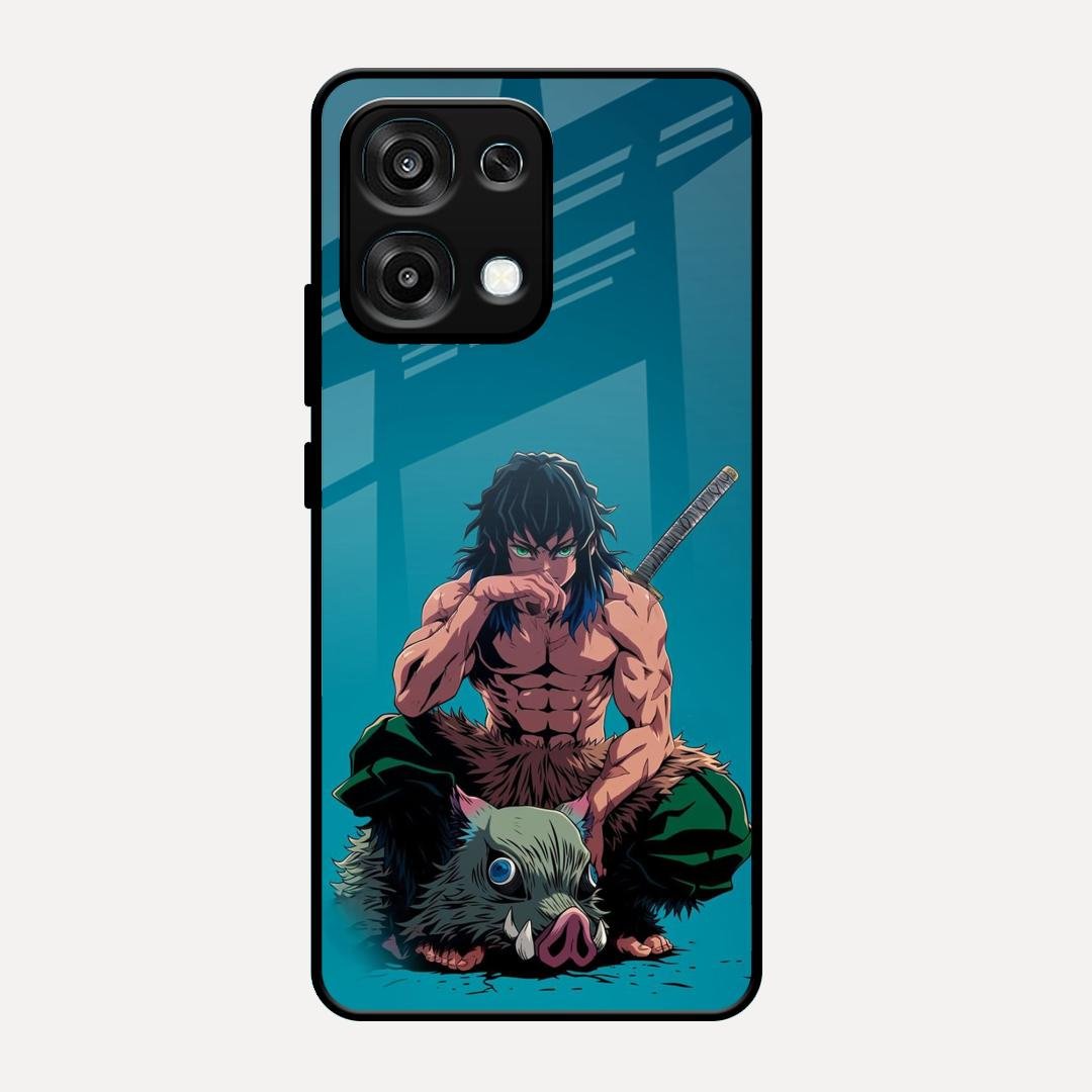 Masked Slayer Glass Case Cover For Oppo F31 5G