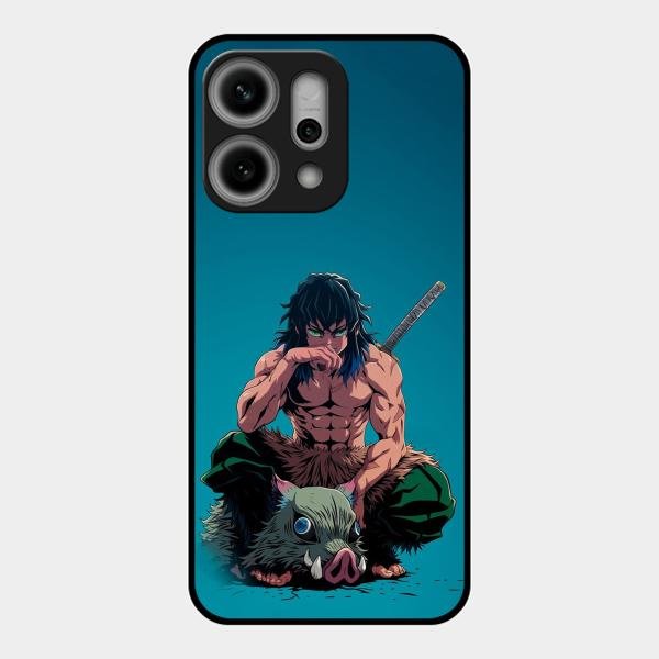 Masked Slayer Glass Case Cover For Oppo Reno 14 Pro 5G