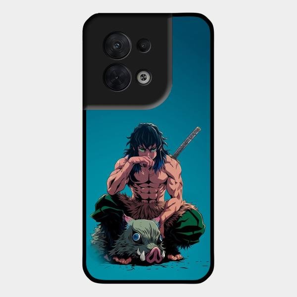 Masked Slayer Glass Case Cover For Oppo Reno 8 5G