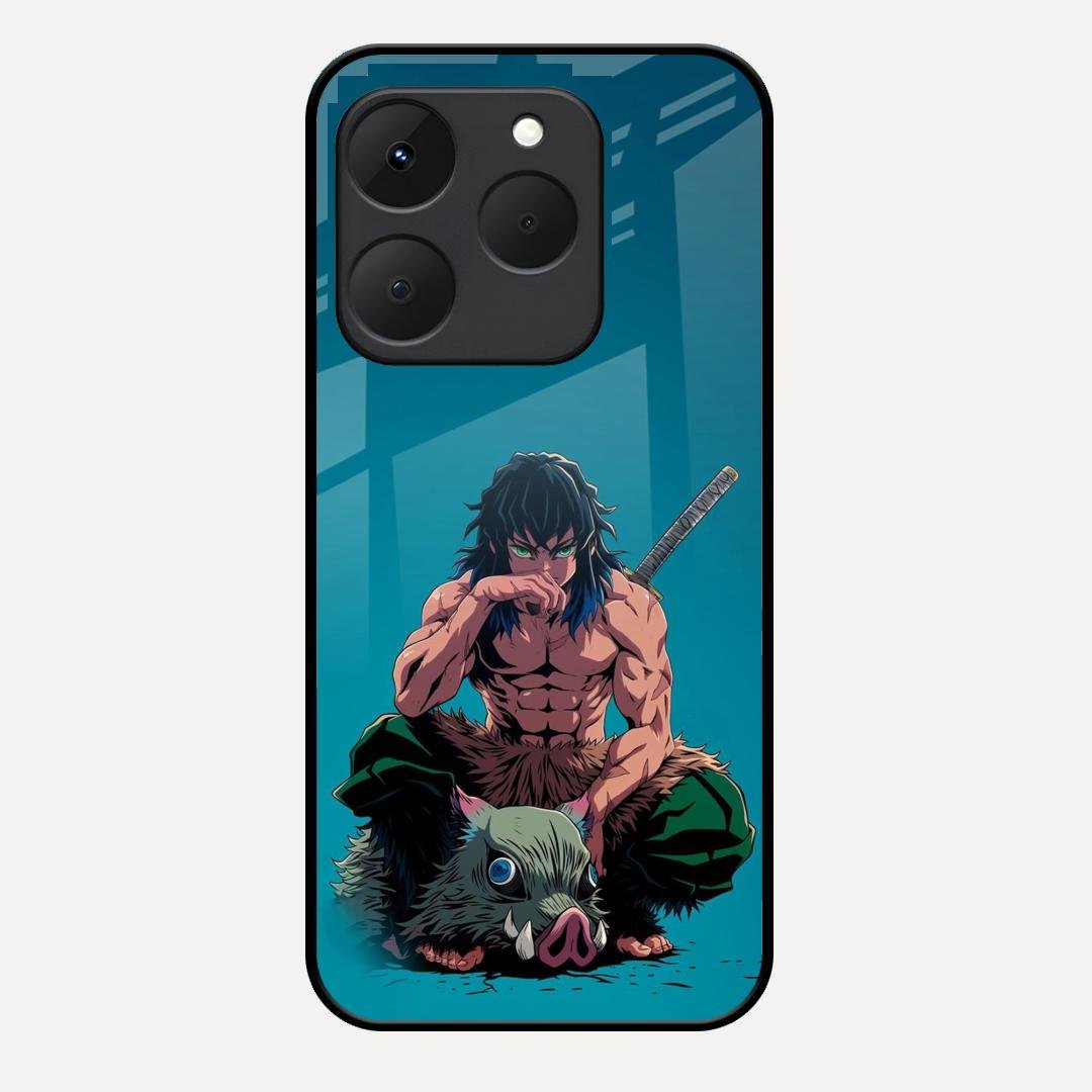 Masked Slayer Glass Case Cover For Realme 15T 5G