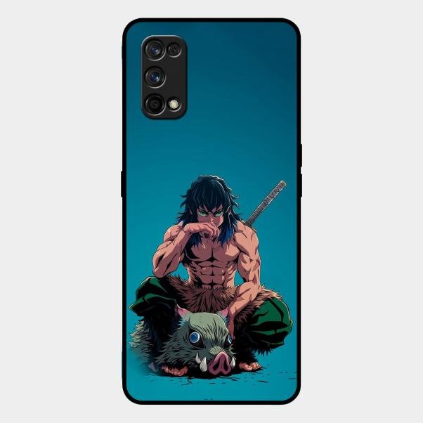 Masked Slayer Glass Case Cover For Realme 7 Pro