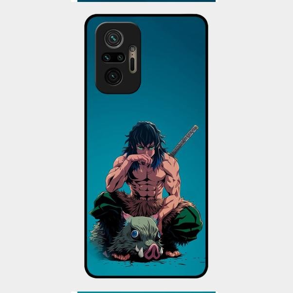 Masked Slayer Glass Case Cover For Redmi Note 10 Pro Max