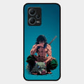 Masked Slayer Glass Case Cover For Redmi Note 12 5G