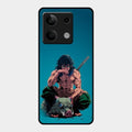 Masked Slayer Glass Case Cover For Redmi Note 13 5G