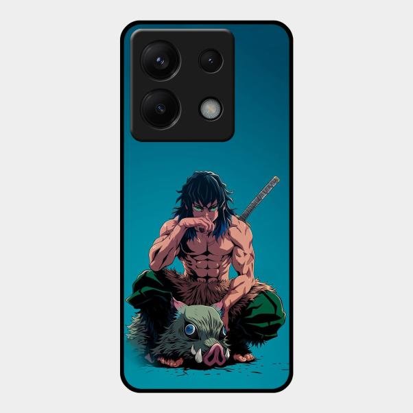 Masked Slayer Glass Case Cover For Redmi Note 13 Pro 5G