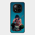 Masked Slayer Glass Case Cover For Redmi Note 14 Pro Plus 5G