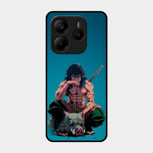 Masked Slayer Glass Case Cover For Redmi Note 14 Se 5G