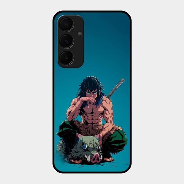 Masked Slayer Glass Case Cover For Samsung Galaxy A35 5G