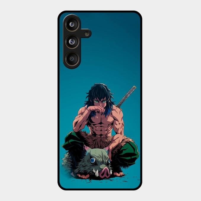 Masked Slayer Glass Case Cover For Samsung Galaxy M55 5G